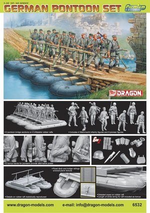 Dragon 6532 Coffret Ponton Allemand Édition Premium (1/35)