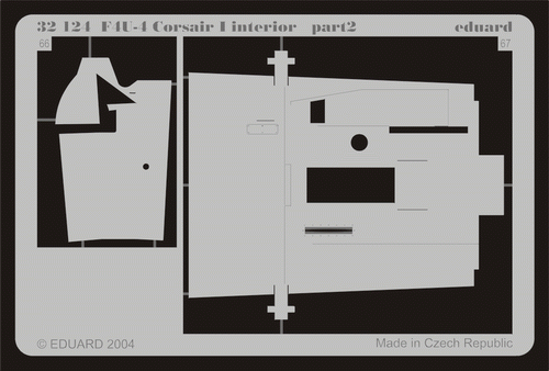 Eduard 32124 F4U-4 interior 1/32 TRUMPETER – zdjęcie 2