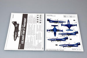 Trumpeter 02834 US.NAVY F9F-3 PANTHER 1/48 – imagen 5