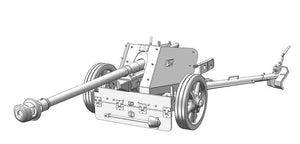 Das Werk DW35027 German 7,5cm Pak40 with 4 Figures 1/35 – imagen 3