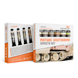 AK Interactive AKG26 NATURE WEATHERING EFFECTS SET – AK GOUACHES – Bild 2