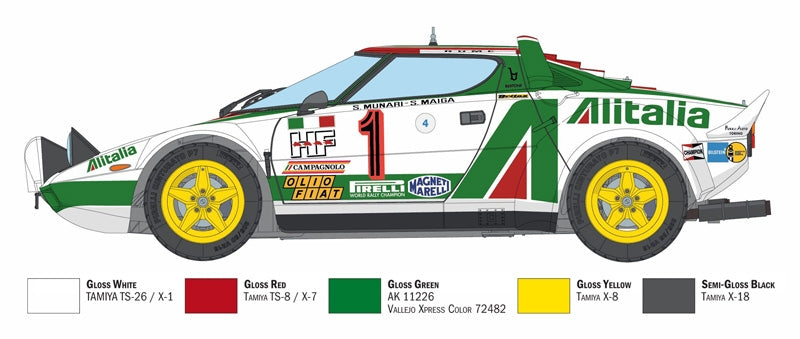 Italeri 4714 Lancia stratos HF Gr.4 Monte Carlo 1977 1/12 – immagine 3