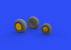 Eduard 648515 P-38F/ G wheels 1/48 TAMIYA
