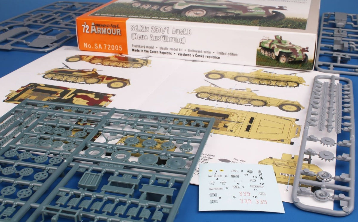 Special Armour 72005 Sd.Kfz 250/1 Ausf.B (Neue Ausfuhrung) 1/72 – zdjęcie 6