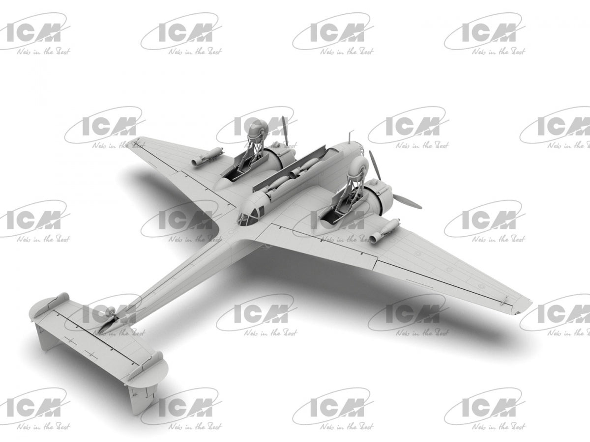 ICM 48352 HP.52 Hampden B.Mk.I WWII British bomber (100% new molds) 1/48