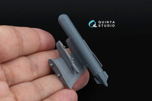 Quinta Studio QT72037 External Fuel Tank for Ka-52 PTB-550 (for all kits) 1/72
