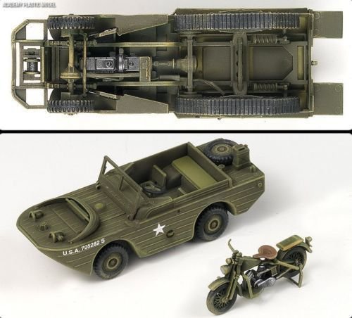 Academy 13408 M3 HALF TRACK &amp;amp; 1/4ton AMPHIBIAN VEHICLE (1/72) – image 3
