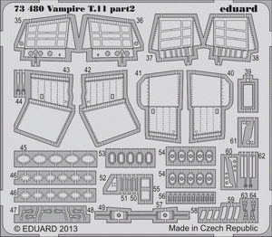 Eduard 73480 Vampire T.11 1/72 AIRFIX – image 2
