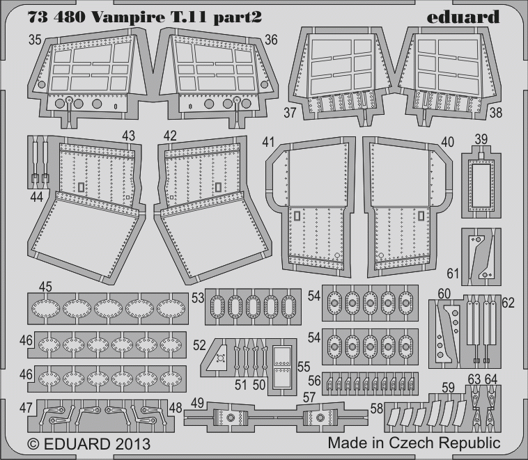 Eduard 73480 Vampire T.11 1/72 AIRFIX – image 2