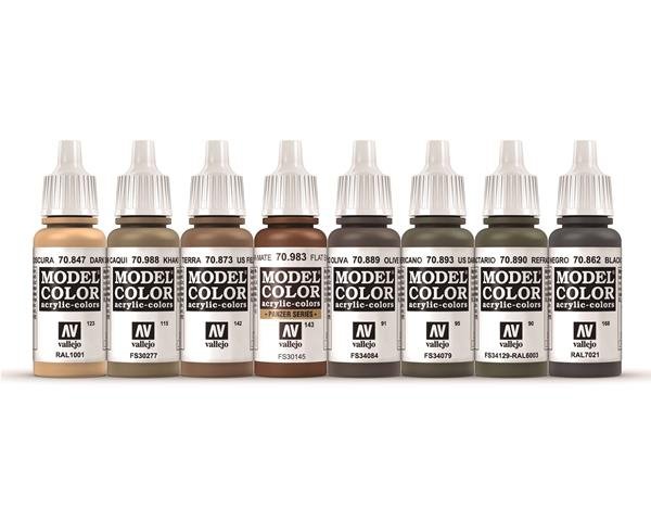 Vallejo 70220 WWIII American Armour &amp;amp; Infantry 8x17ml – Bild 2