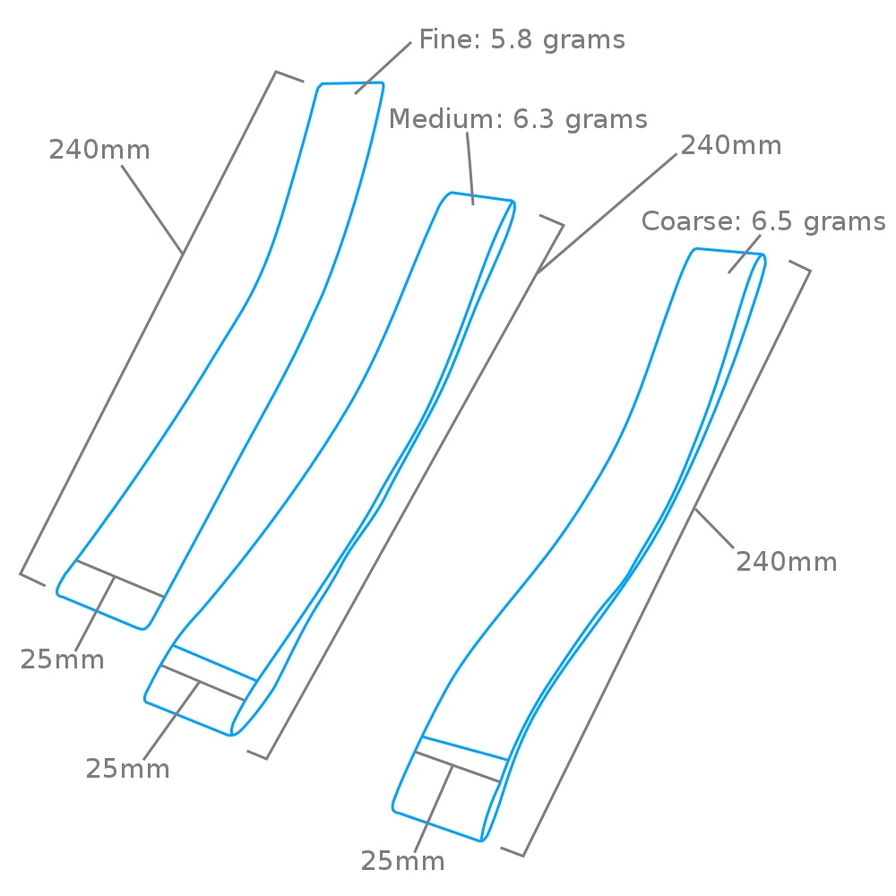 Modelcraft PFL6025-3 Sanding Bands (25mm) x 3 – immagine 2