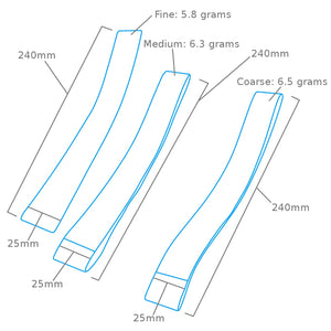 Modelcraft PFL6025-3 Sanding Bands (25mm) x 3 – immagine 2
