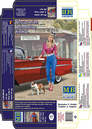 Master Box 24015 Pin-up series. A short stop. Kit No. 1 1/24 – Bild 4