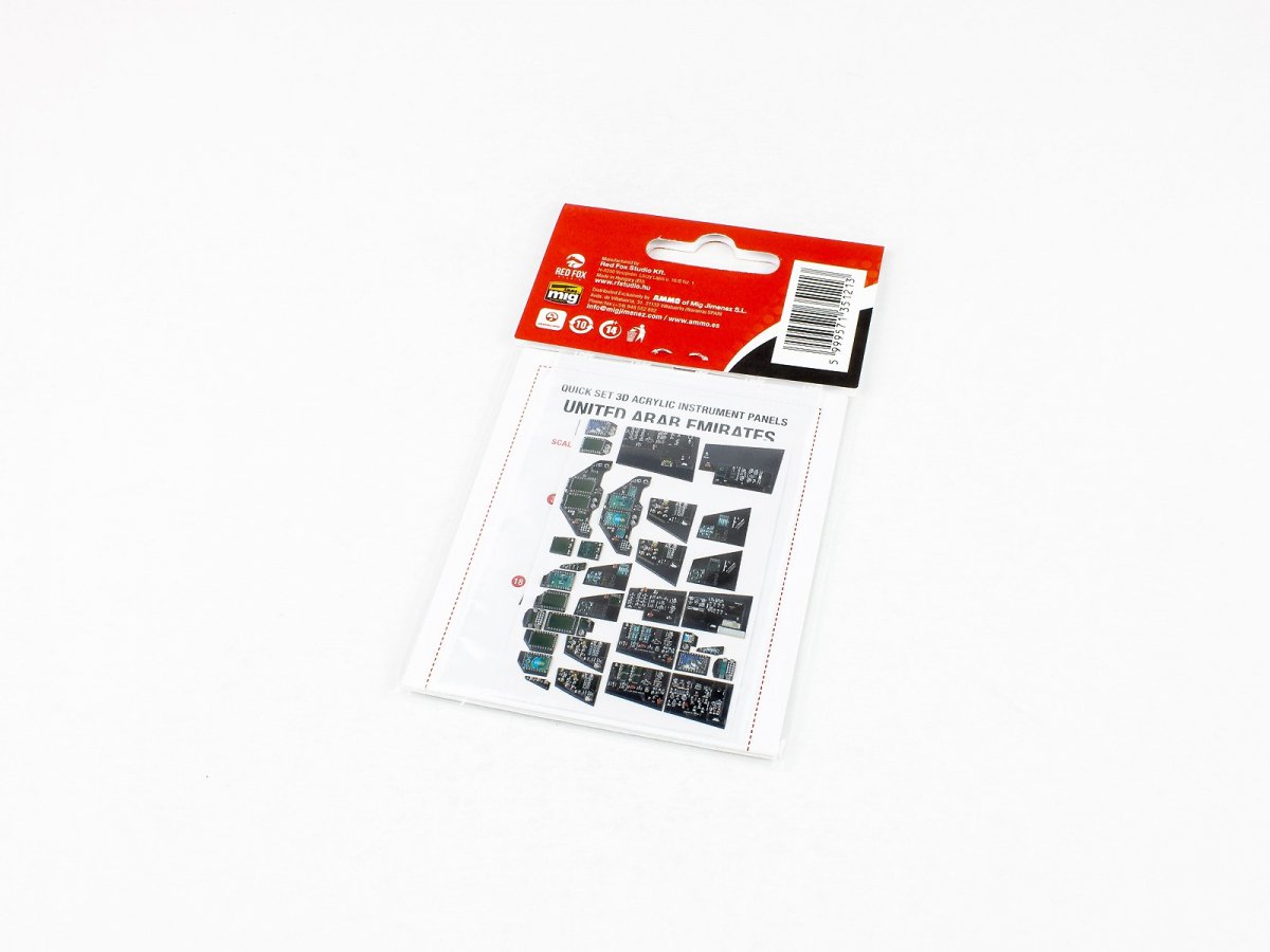 Red Fox Studio QS-32122 UAE F-16F Block 60 Fighting Falcon Academy 1/32 – immagine 2
