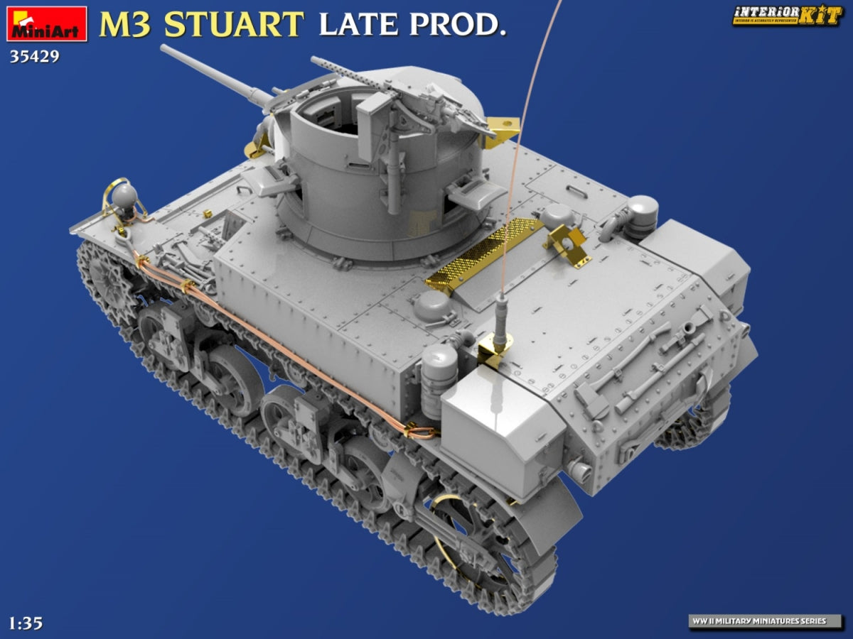 MiniArt 35429 M3 STUART LATE PROD. INTERIOR KIT 1/35 – immagine 7