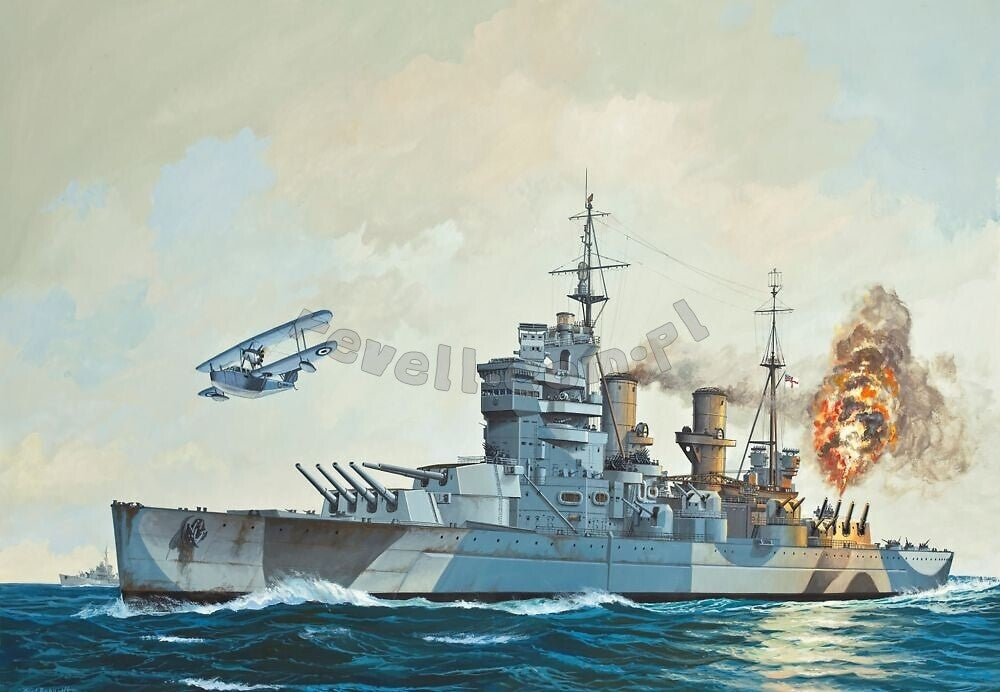 Revell 65182 Maquette du HMS Duke of York à l&amp;#39;échelle 1/1200