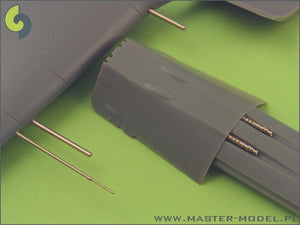Master AM-48-018 Fw 190 A6 armament set (MG 17 barrel tips, MG 151 barrels, MG 151 fairings) &amp;amp; Pitot Tube 1/48 – imagen 5