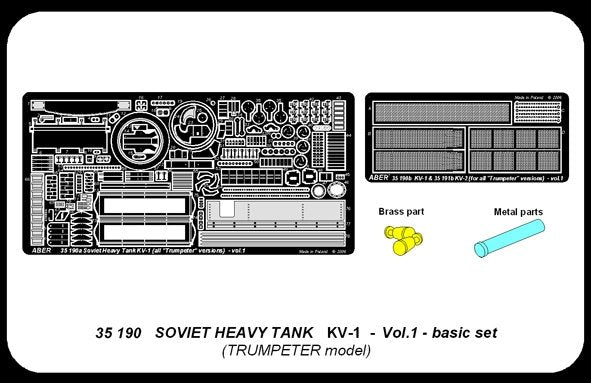 Aber 35190 Russian heavy tank KV-1 - vol.1 - basic set 1/35 – imagen 5