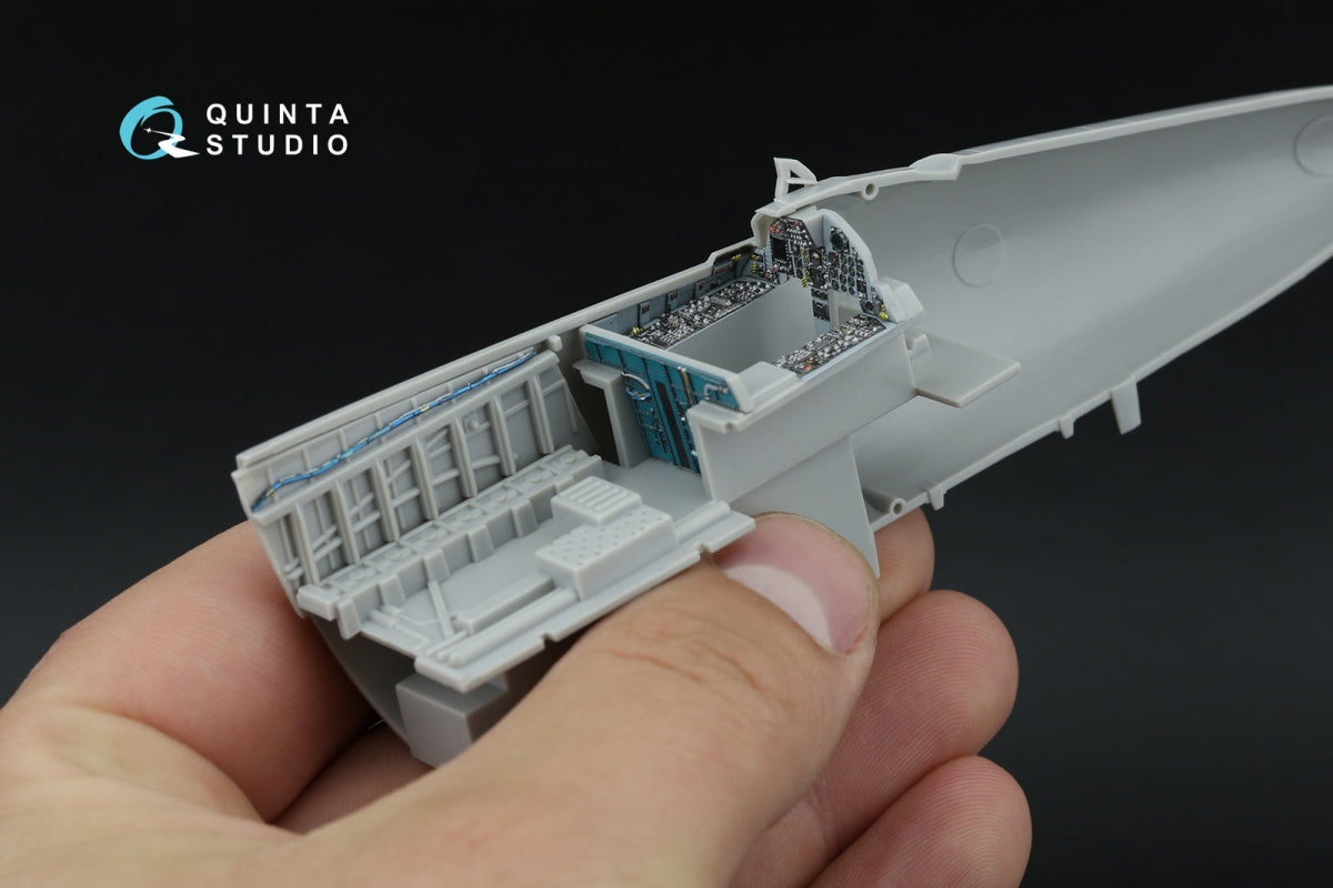 Intérieur imprimé en 3D et coloré sur papier décalcomanie (Hasegawa) Quinta Studio QD48598 F-15A/F-15C Early/F-15J Early (Hasegawa) 1/48 – image 5