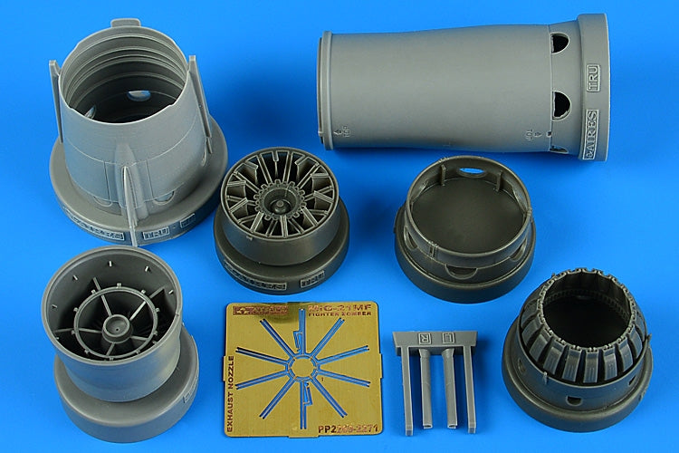 Aires 2271 MiG-21MF Fighter Bomber exhaust nozzle - closed 1/32 Trumpeter