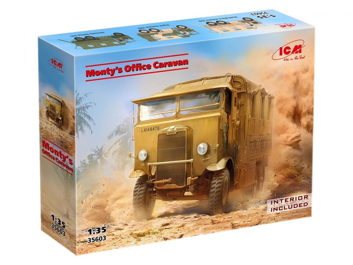 ICM 35603 Monty&amp;#39;s Office Caravan 1/35 – Bild 2