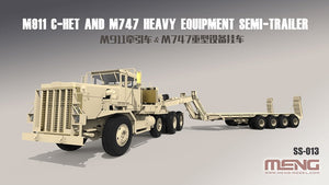 Meng Model SS-013 M911 C-HET and M747 Heavy Equipment Semi-Trailer 1/35 – immagine 2