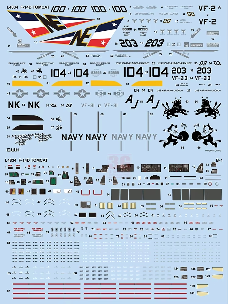 Great Wall Hobby L4834 F-14D Tomcat 1/48 – immagine 2