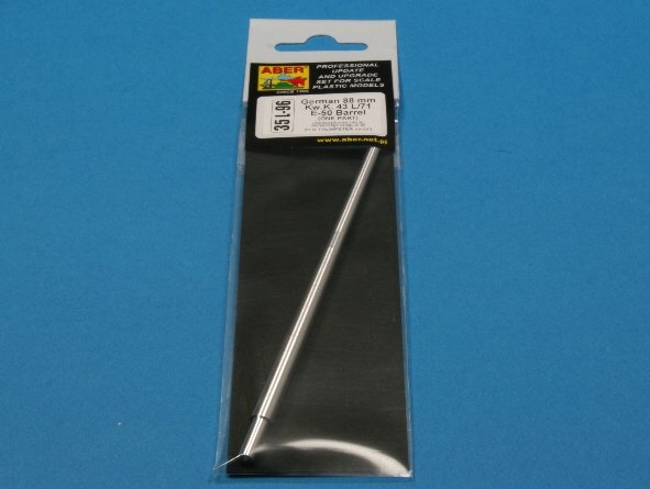 Aber 35L-096 German one part 88mm Kw.K. 43 L/71 barrel for E-50 standard tank 1/35 – image 3