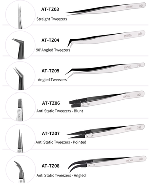DSPIAE AT-TZ03 Stainless steel Tweezers with straight tip – image 2