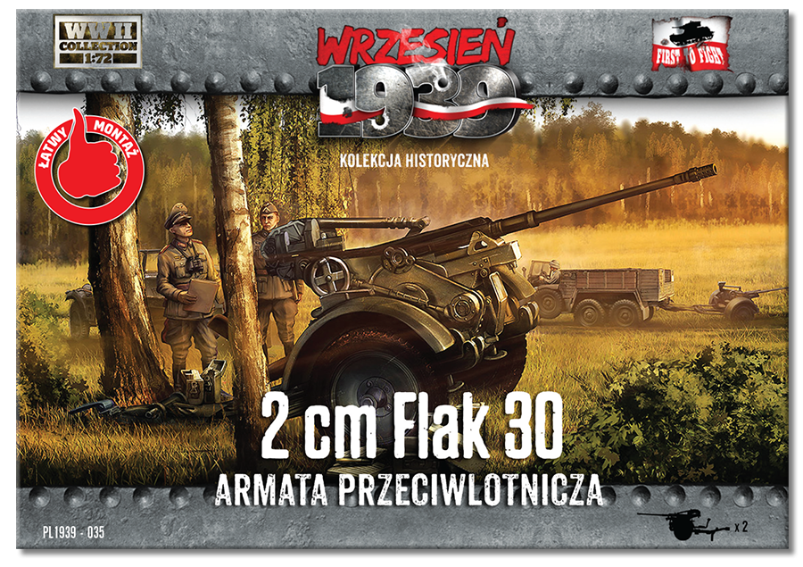 First to Fight PL035 Działko przeciwlotnicze 2 cm flak 30 1/72 – Bild 2