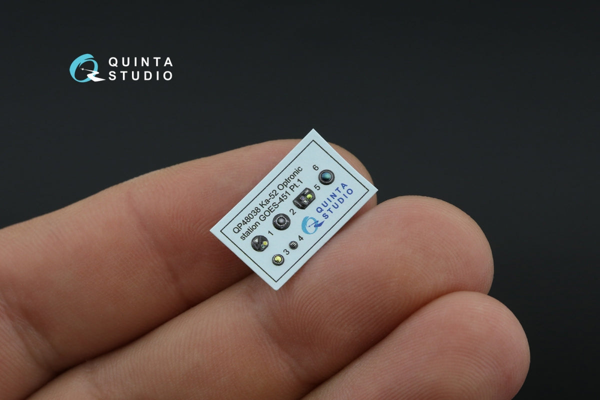 Quinta Studio QP+48038 Ka-52 Optronic station GOES-451 (Zvezda) 1/48 – imagen 8