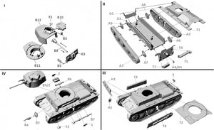 Premier char léger allemand PL109 Pz.Kpfw 38 Ausf. D 1/72 – image 3