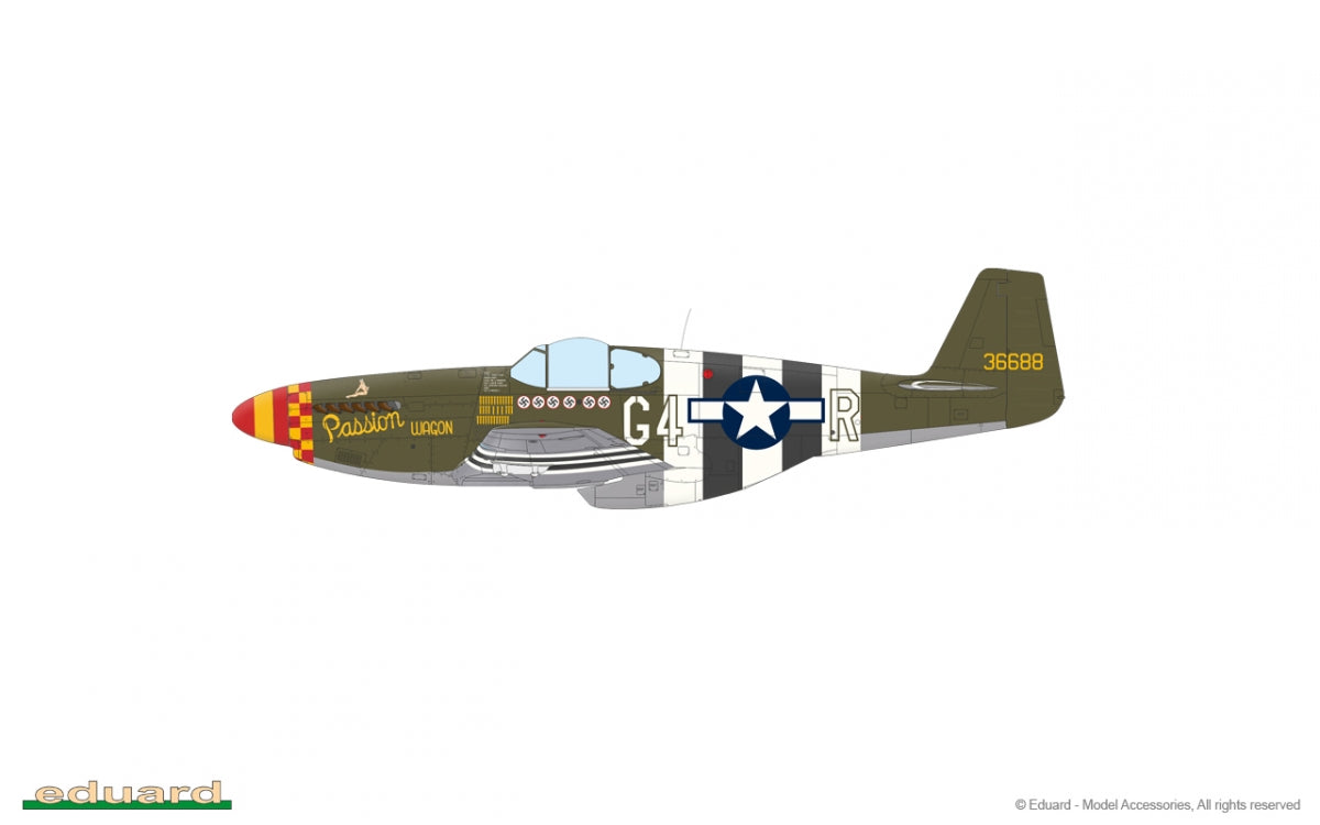 Eduard 11181 OVERLORD: D-DAY MUSTANGS / P-51B MUSTANG DUAL COMBO 1/48 – imagen 5