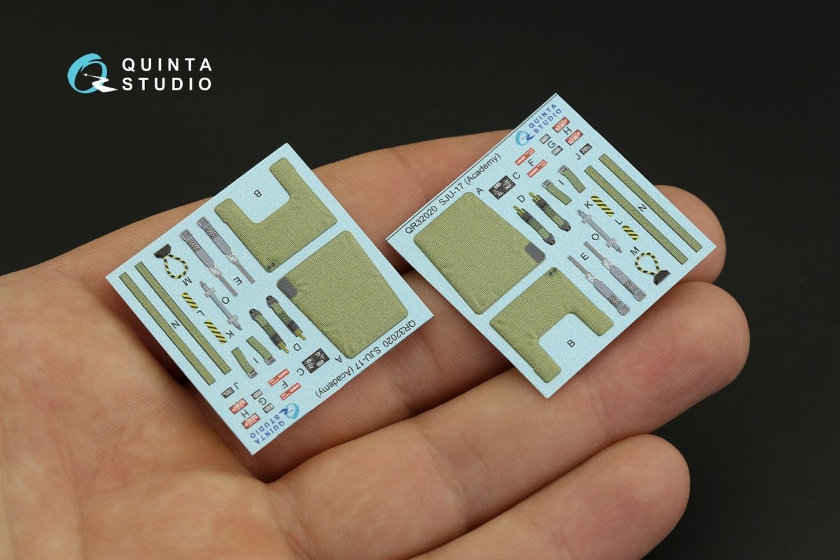 Quinta Studio QD32147 F/A-18B 3D-Printed &amp;amp; coloured Interior on decal paper (Academy) 1/32 – imagen 6