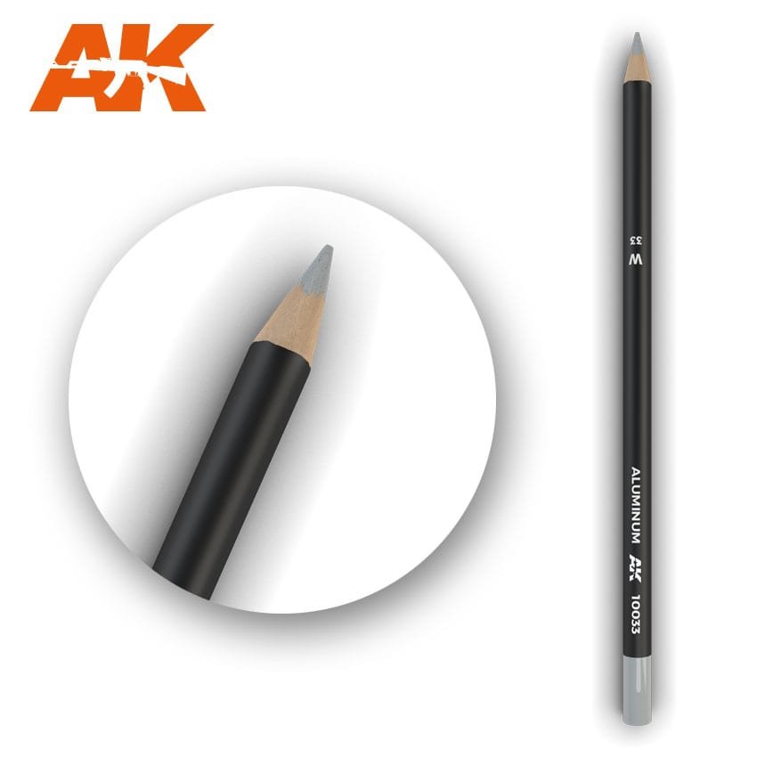 Crayon aquarelle AK Interactive AK10033 en aluminium