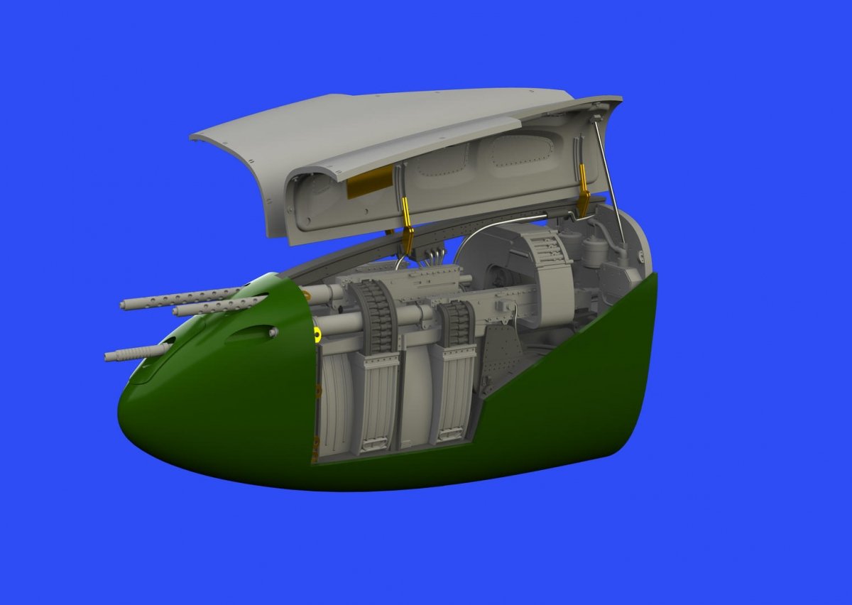Eduard 648533 Baie de canon avant P-38F/G 1/48 TAMIYA – image 2