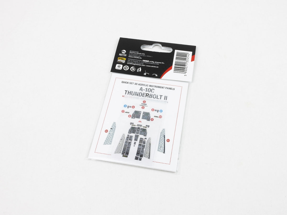 Red Fox Studio QS-48200 A-10C Thunderbolt II for GWH 3D colored resin IP 1/48 – imagen 2