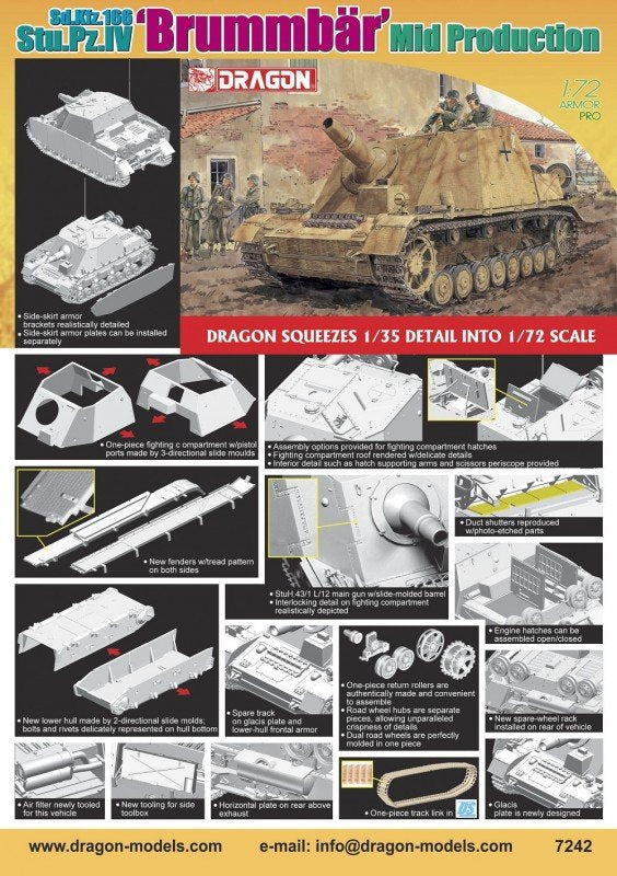 Dragon 7242 Brumbaer Mid Prod. 1/72 – imagen 2