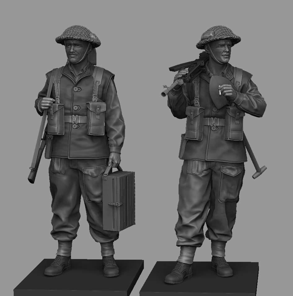 Panzer Art FI35-201 British Bren team set 1/35 – image 3