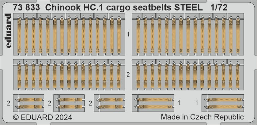 Eduard BIG72185 Chinook HC.1 detail set Airfix 1/72 – immagine 3