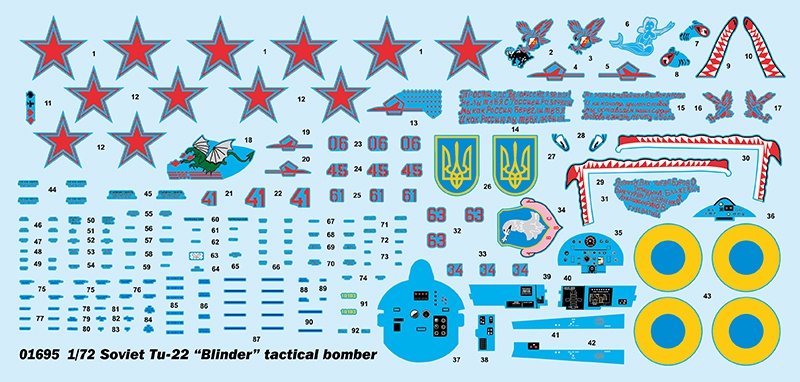 Trumpeter 01695 Soviet Tu-22 &amp;quot;Blinder&amp;quot; tactical bomber 1/72 – imagen 4