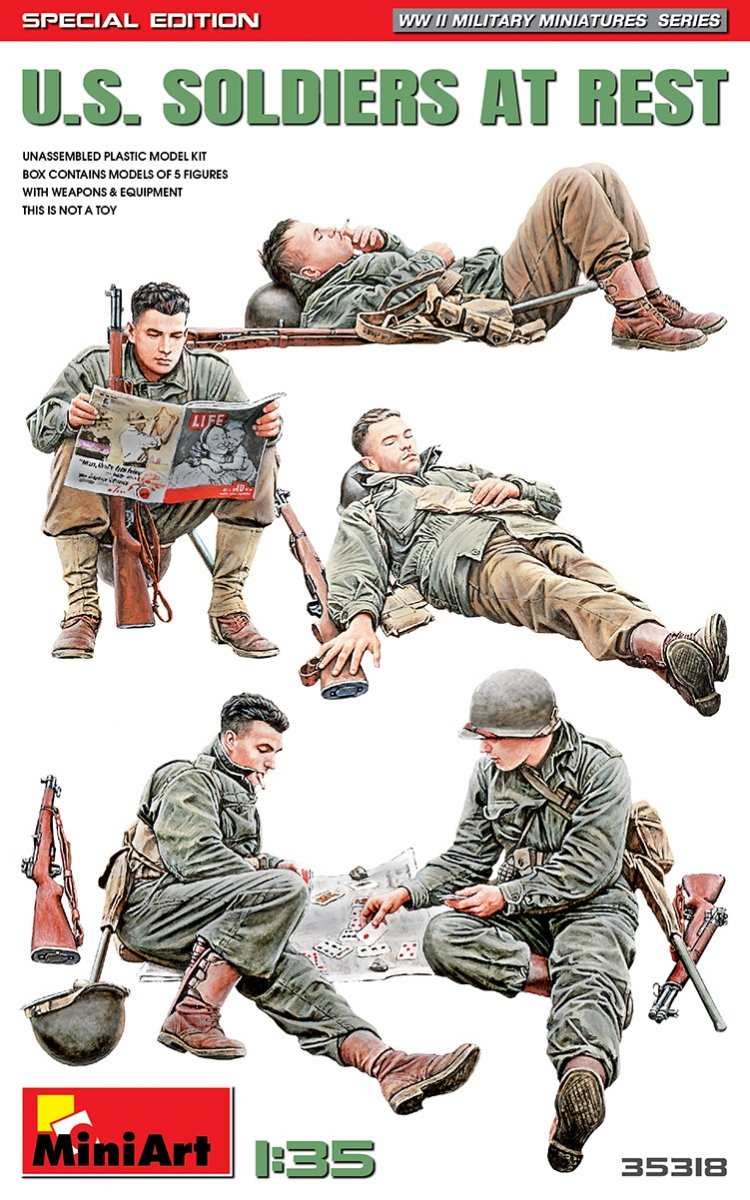 MiniArt 35318 U.S. Soldiers at Rest Special Edition 1/35