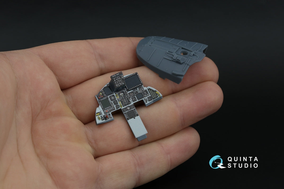 Quinta Studio QDS+32252 F-15C PAD-upgraded 3D-Printed &amp;amp; coloured Interior on decal paper (Tamiya) (Small version) (with 3D-printed resin parts) 1/32 – imagen 6
