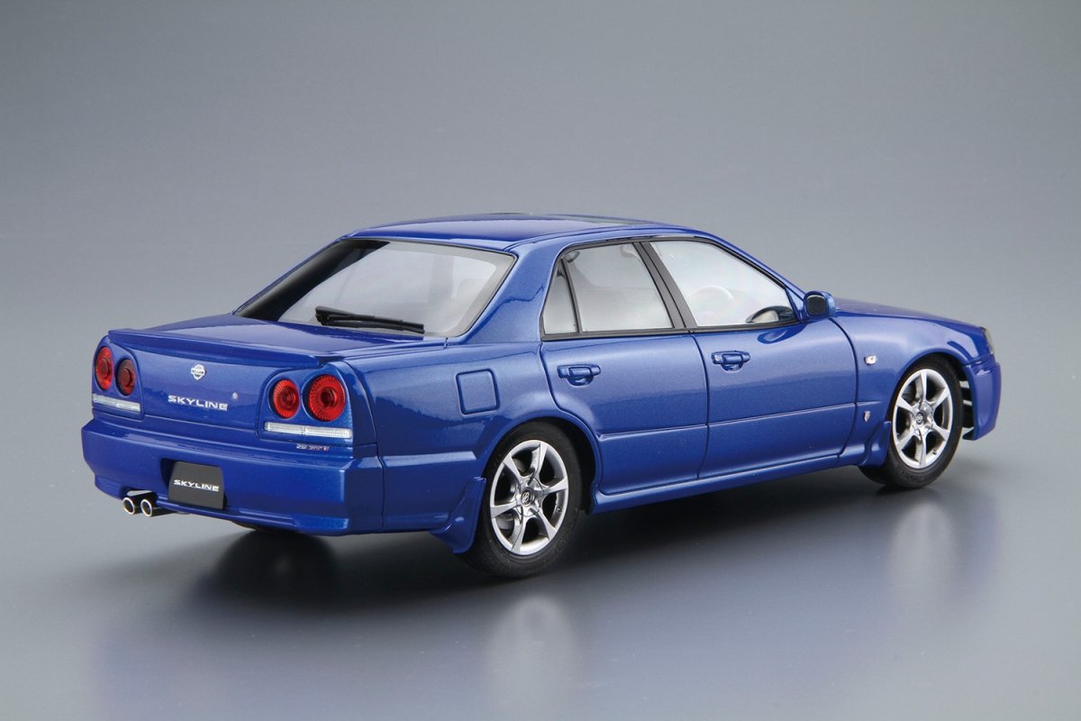 Aoshima 05533 NISSAN ER34 SKYLINE 25GT TURBO &amp;#39;01 1/24 – imagen 3