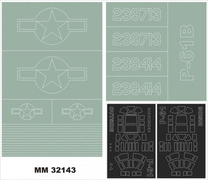 Montex MM32143 P-61 BLACK WIDOW HOBBY BOSS