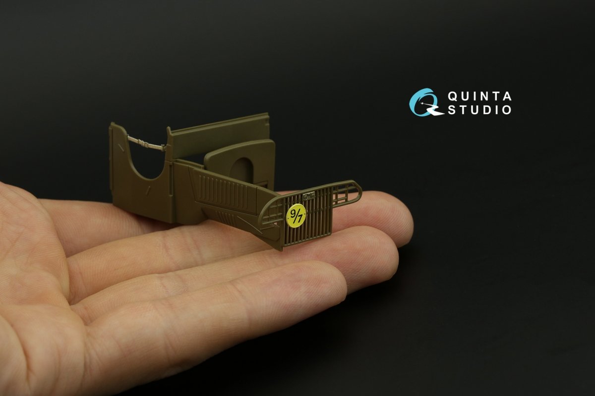 Quinta Studio QD48029 GMC CCKW 353 (open cab) 3D-Printed &amp;amp; coloured Interior on decal paper (Tamiya) 1/48 – Bild 9