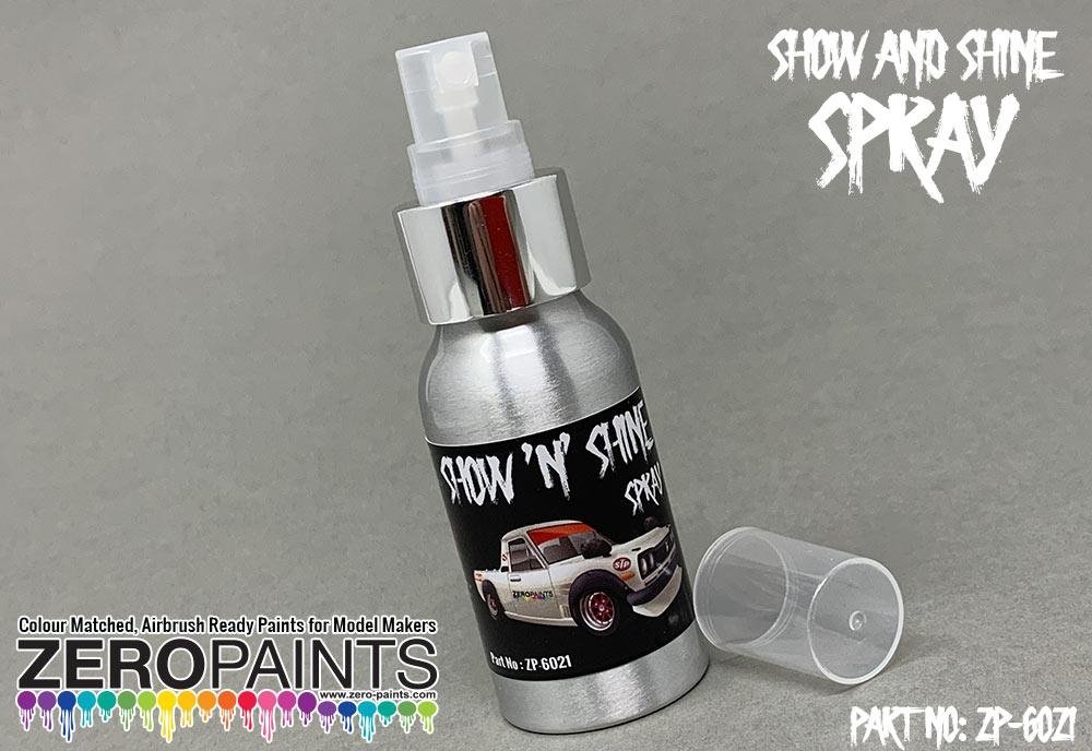 Peinture en aérosol Zero Paints 6021 Show &amp;#39;n&amp;#39; Shine (pour maquettes en plastique et en métal moulé sous pression) 50 ml
