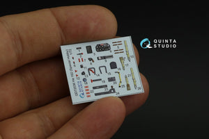 Quinta Studio QD72036 He 162 3D-Printed &amp;amp; coloured Interior on decal paper (Special Hobby) 1/72 – imagen 9