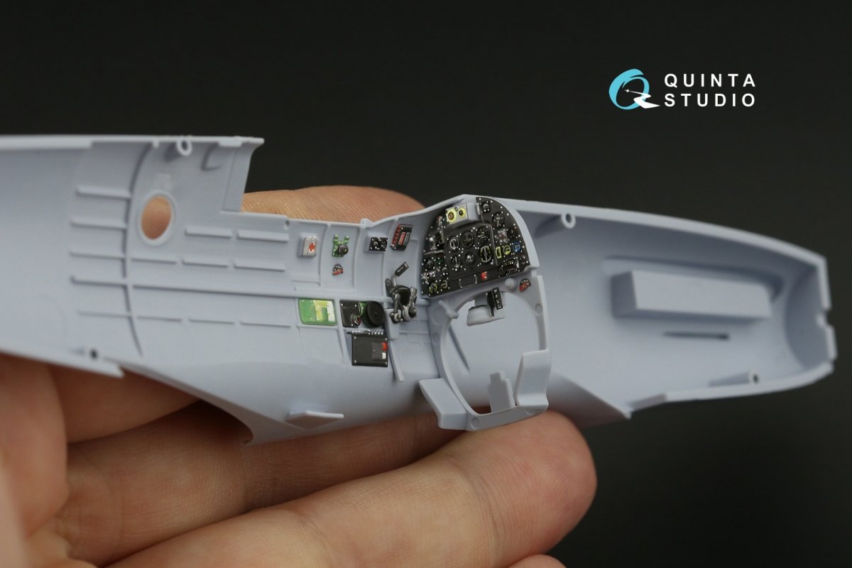 Quinta Studio QD48144 Spitfire PR.XIX 3D-Printed &amp;amp; coloured Interior on decal paper (Airfix) 1/48 – Bild 7
