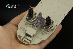Quinta Studio QD+35108 MH-60L 3D-Printed &amp;amp; coloured Interior on decal paper (Kitty Hawk) (with 3D-printed resin parts) 1/35 – imagen 12